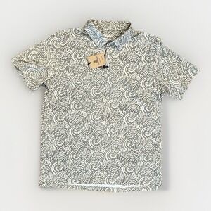 Chubbies Men's Screen Saver Performance Polo Shirt, Green, Large, New